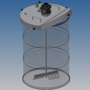 Pneumatické míchadlo typ AR 8 Nm/3,0 kW pro sudy 120–200 litrů