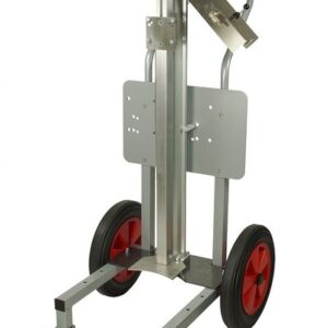 Pneumatické míchadlo s pneumatickým zdvihem, krytem a diskem typ ECO LINE 14 Nm pro nádoby 10 až 30 litrů
