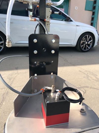 Pneumatické míchadlo s pneumatickým zdvihem a krytem typ AR 4 Nm/1,75 kW pro nádoby 10 až 30 litrů - Obrázek 4